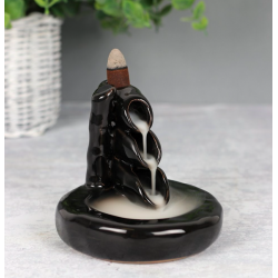 Incense Cone Holder BACKFLOW Bamboo Waterfall 